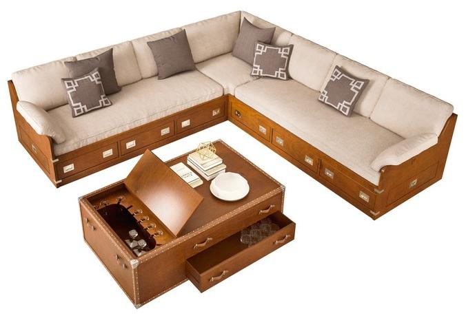 Caroti Угловой диван с тумбой под ТВ и книжным шкафом Via montenapoleone sun-id-1514472 - Вид №6