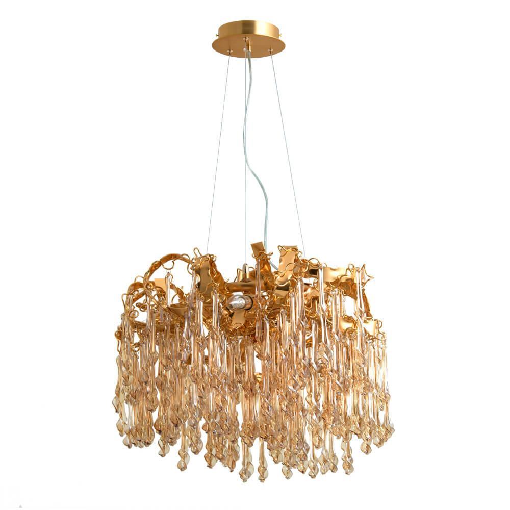 Подвесной светильник золотистый Divinare 3150/16 SP-6 DIVINARE 3150 00-3889896 Золото  - Вид №1