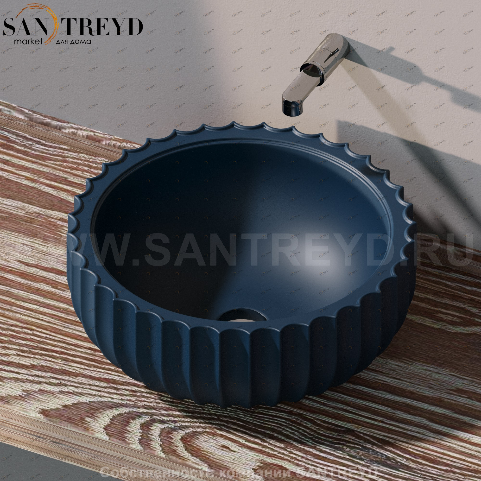 SE50A7016 Накладная раковина на столешницу  круглая Ceramica Flaminia Settecento