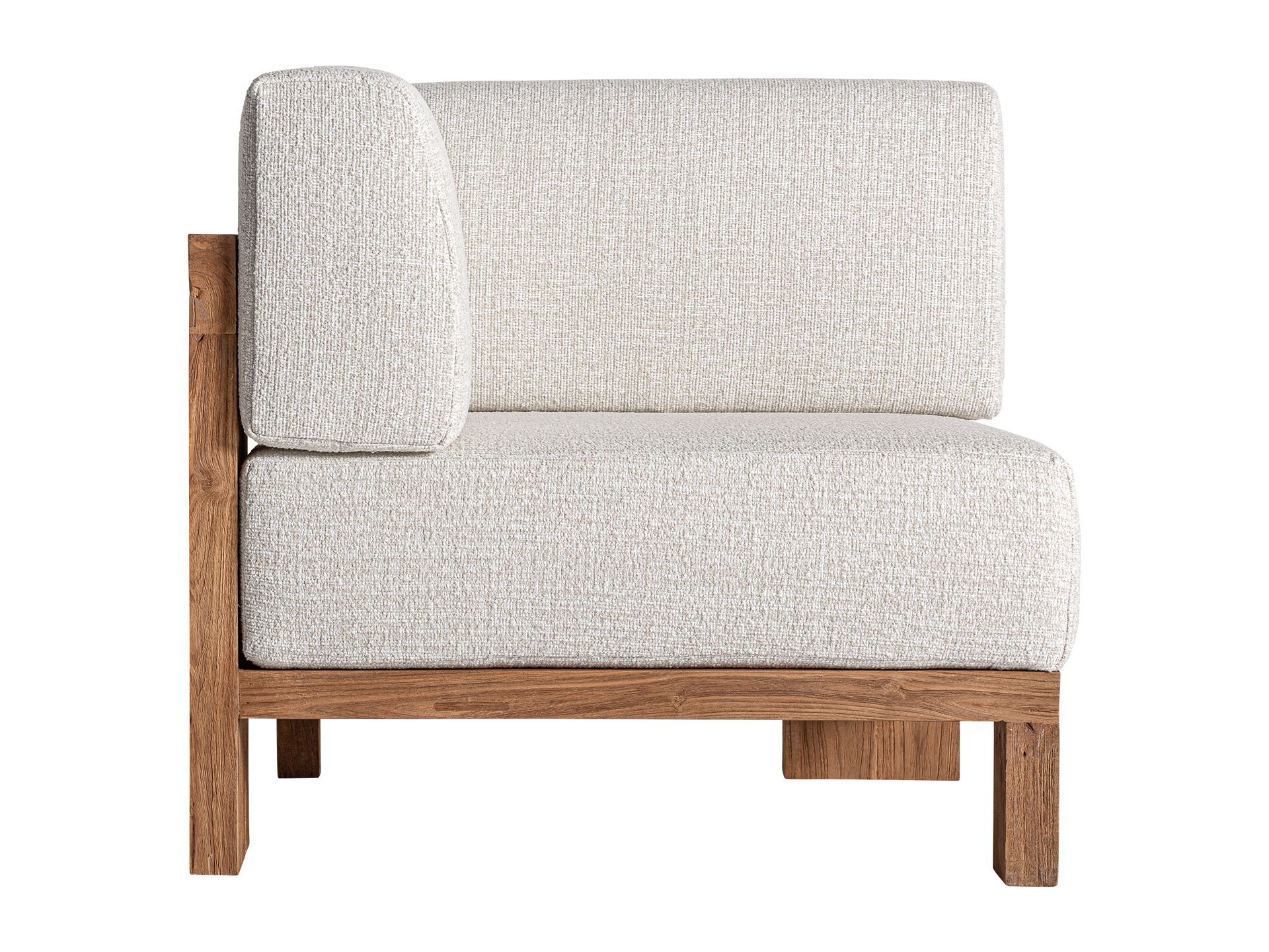 Угловое садовое кресло из ткани и дерева Vical Home голова ARCH-00065820