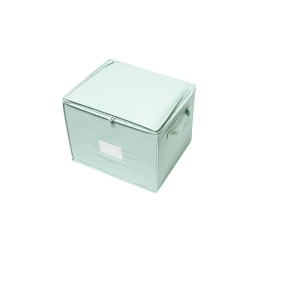 Короб с вакуумным пакетом Spaceo 42x36x33 см цвет зеленый