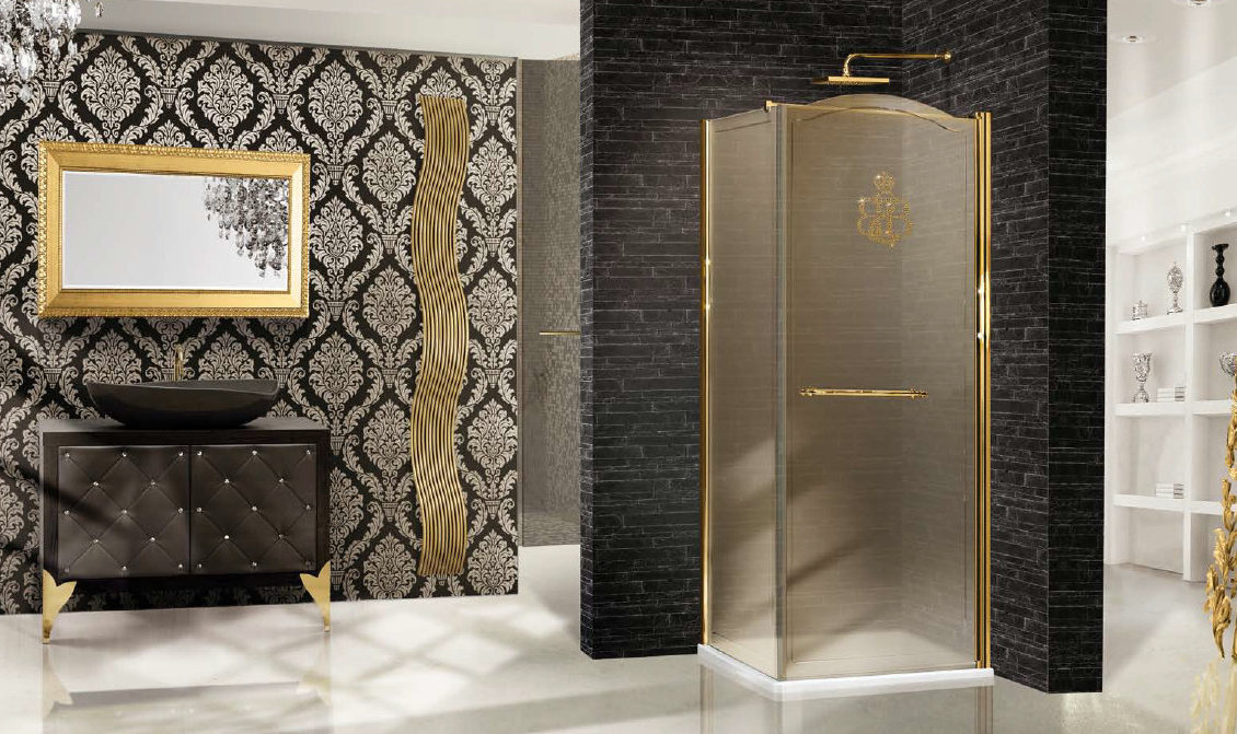 Art. 8F2 GOLD Serie IBIS Душевая кабина Box Docce 2B Box Docce 2.B Ibis Gold 38699 - Вид №1