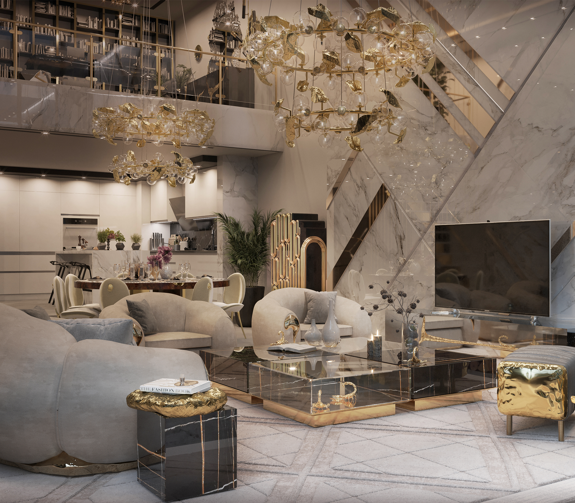 0-082 Подвесной светильник Hera round ii Boca Do Lobo  - Вид №3