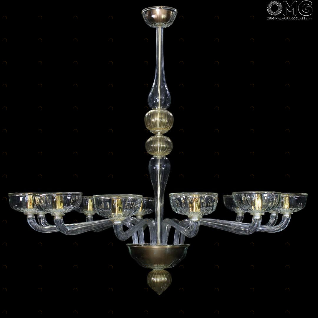 1174 ORIGINALMURANOGLASS Люстра Дзанарди - Либерти - муранское стекло OMG  см MODERNO