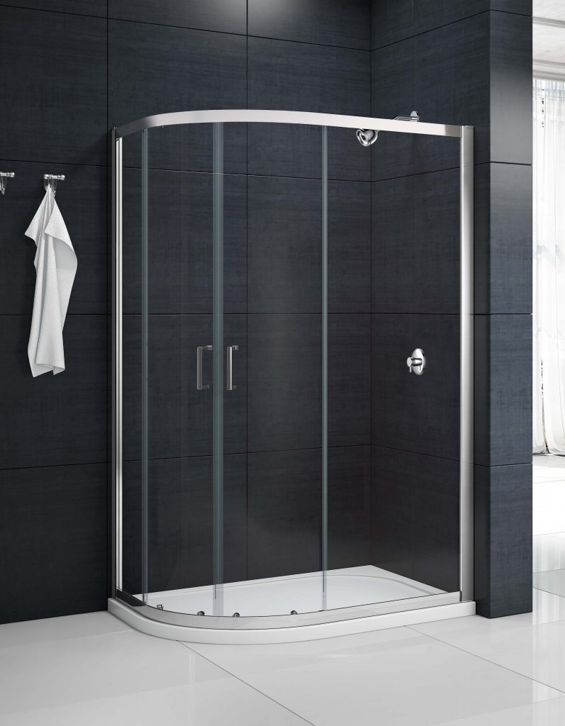 Душевой уголок MB2Q1290 Merlyn MBOX Хромированный 