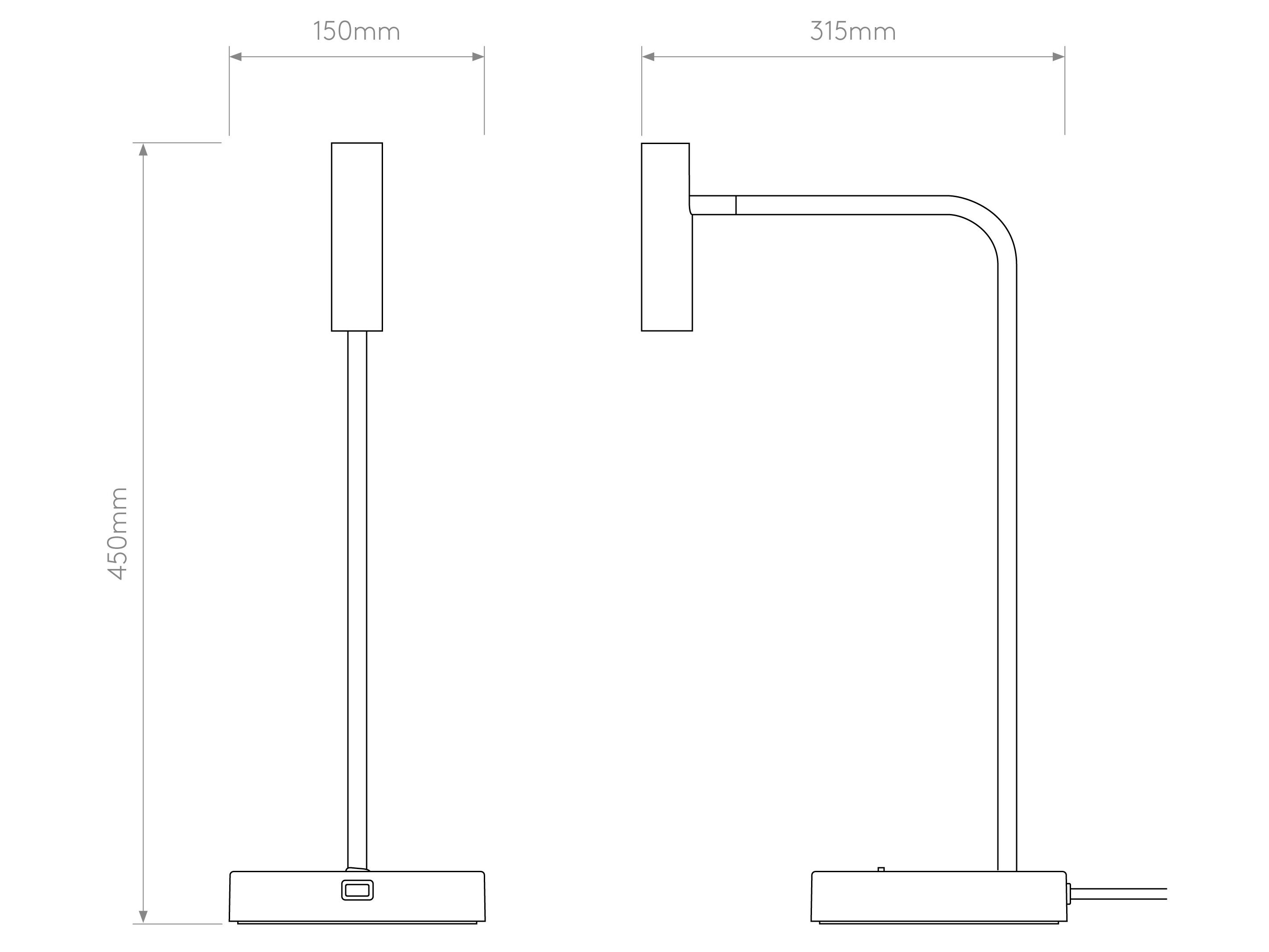 Алюминиевая светодиодная настольная лампа Astro Lighting Enna ARCH-00011462 - Вид №3