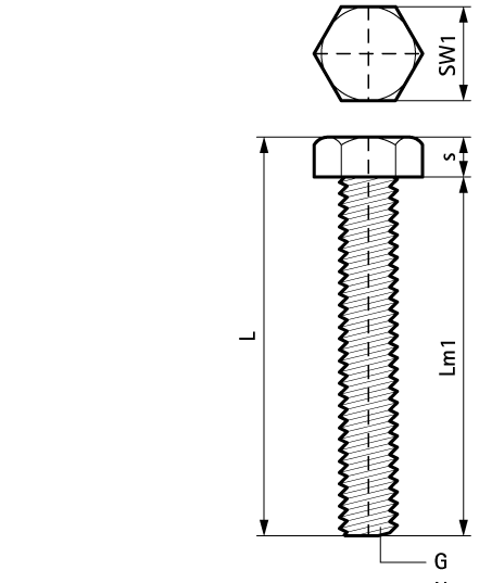 6143835 BIS Болты шестигранные walraven  - Вид №1