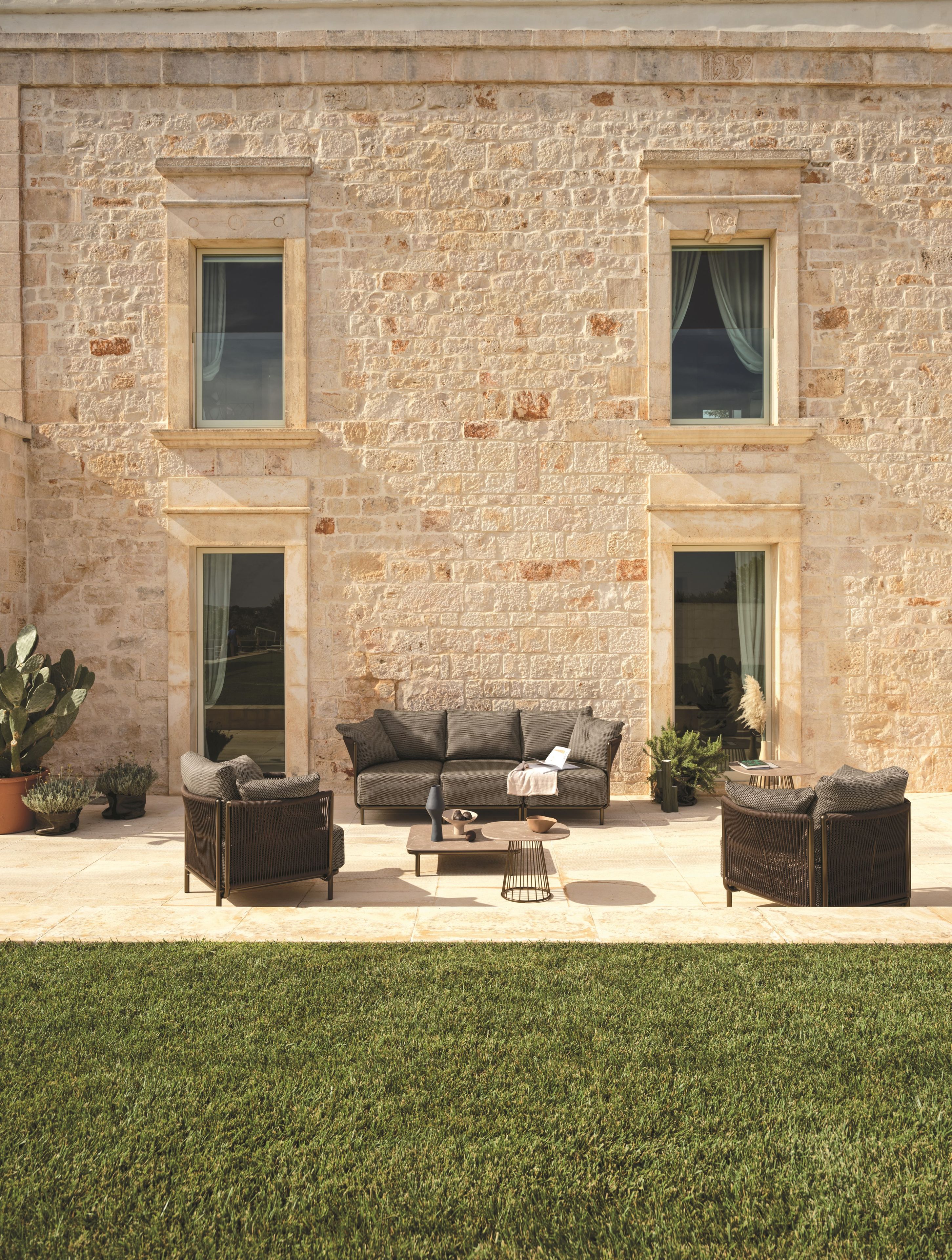 Плетеное кресло с полиэфирной веревкой Roberti Queen ARCH-00060886 - Вид №4