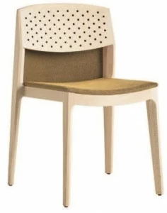 Capdell Деревянный стул со встроенной подушкой Isa 141p