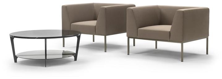 Marelli Кресло с обивкой из ткани с подлокотниками Brooklyn 9bro101 - Вид №2