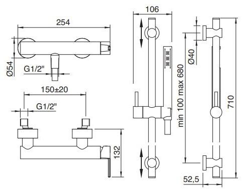 Rubinetterie Treemme Time_out  5106_tl  - Вид №3