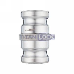 Камлок алюминиевый тип AA (переходник ниппель 1" х ниппель 1"), TL100AAAL TITAN LOCK