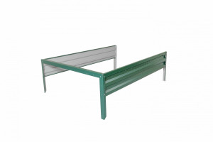 16584242 Оцинкованный добор 1x1 м RALL 6005 DR161010 PERFO-ГРЯДКА