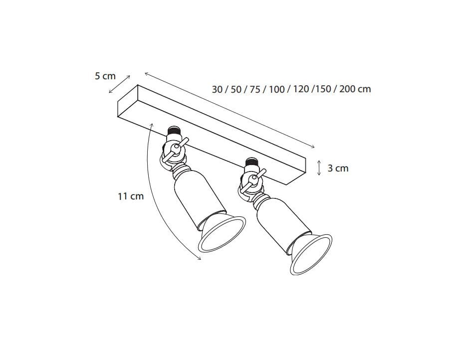 Латунь несколько регулируемых прожектор Authentage Lighting FISTON ON PROFILE ARCH-00138503 - Вид №2