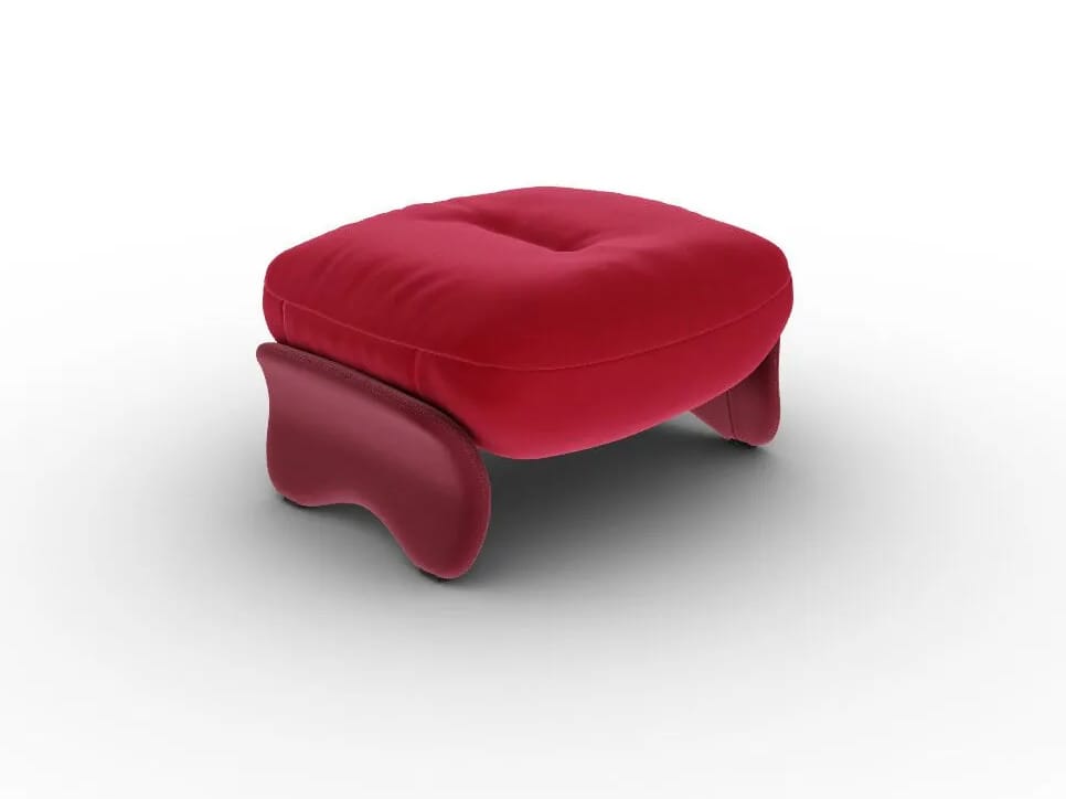 Кожаный пуф Poltrona Frau коллекция-мебель и аксессуары ARCH-00152131 - Вид №3