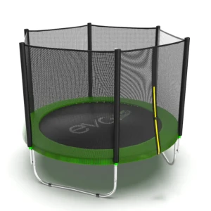 91843308 Батут с защитной сеткой Evo jump Standard 8ft green 244x150 см STLM-1323184