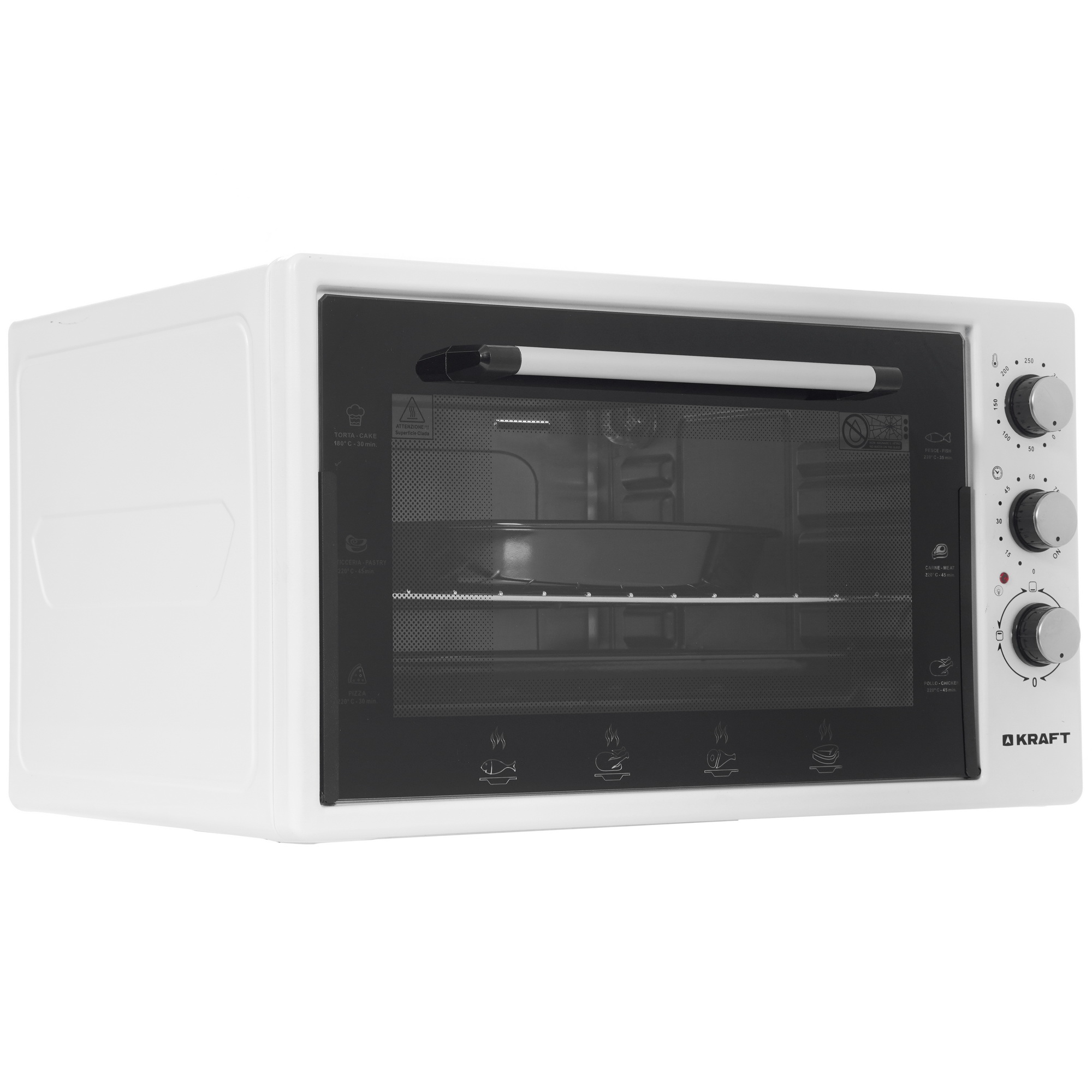 9915650 Мини-печь Kraft KF-MO 4500 W белый STDN-0003596 - Вид №1