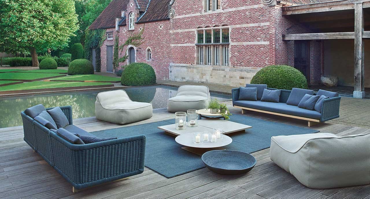 Тканевое мягкое садовое кресло Paola Lenti ARCH-00098052 - Вид №3