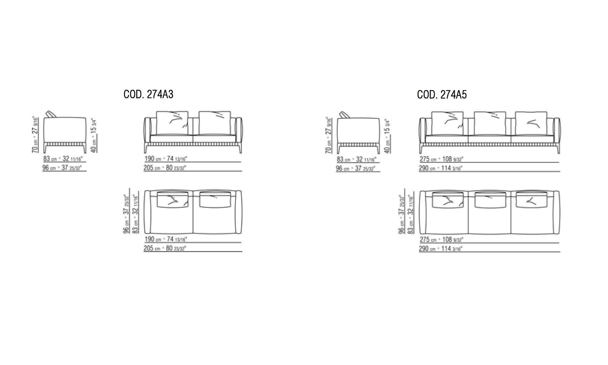 Ткань открытый секционный диван Flexform Атлас ARCH-00134214 - Вид №8