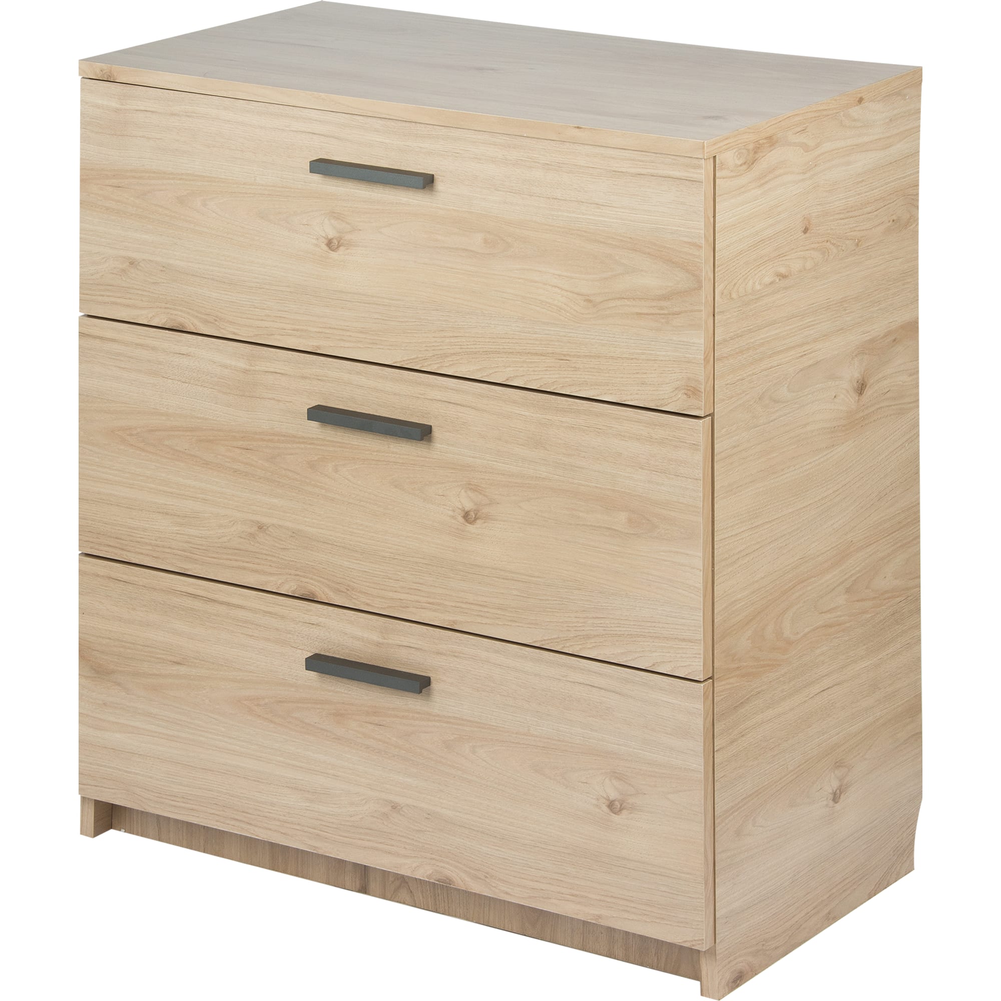 82431234 Комод 3 ящика, 685x800x394 мм, ЛДСП, цвет гикори джексон Santreyd 