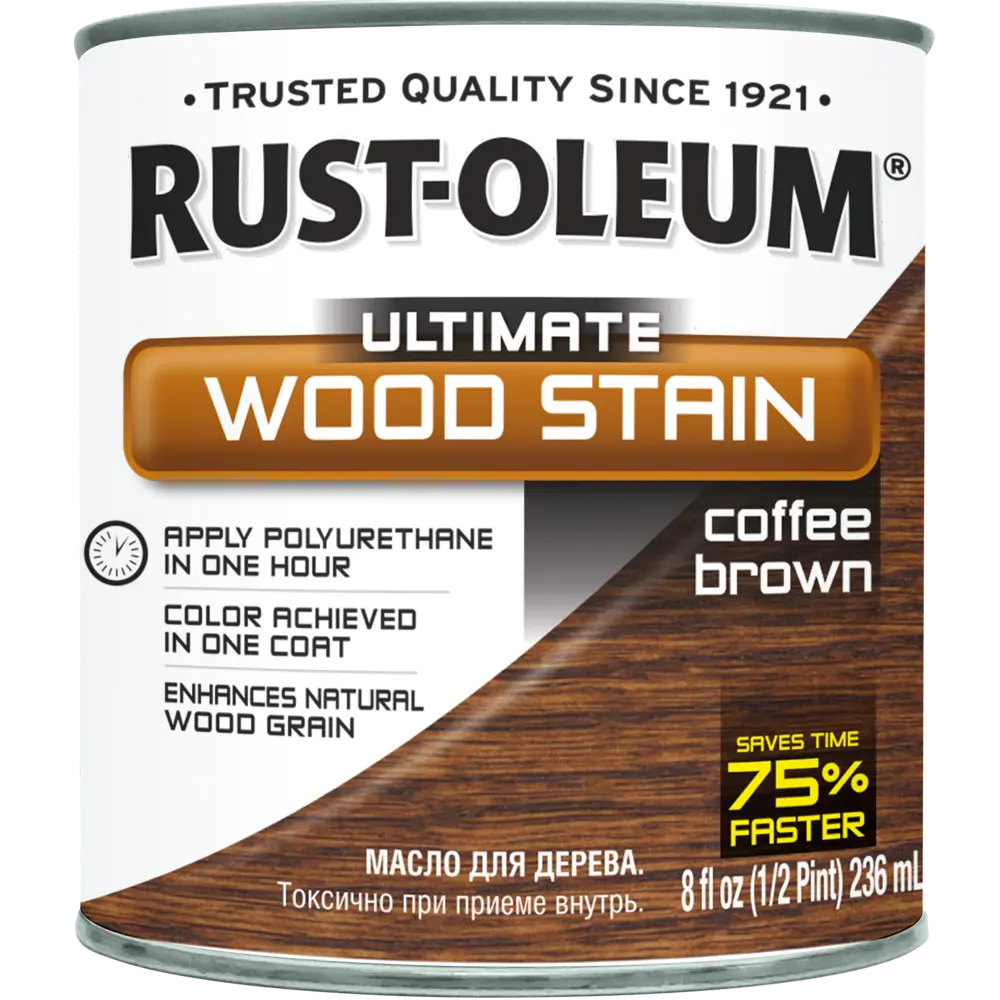 Масло тонирующее Ultimate цвет кофе мокко 0.236 л 82482313 STLM-2189712 RUST-OLEUM  - Вид №1