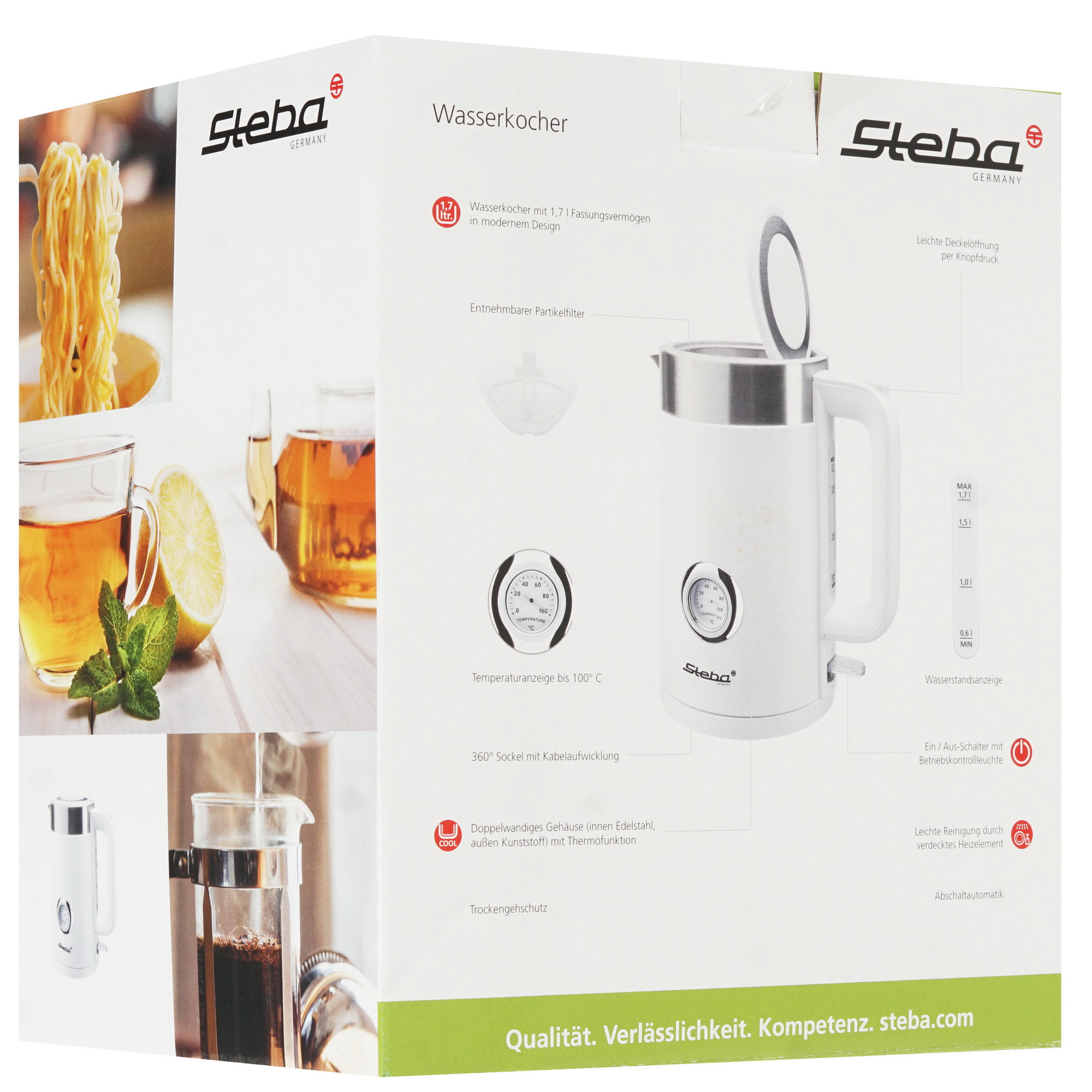 8164578 Электрочайник Steba WK 10 BIANCO белый STDN-0141355 - Вид №5