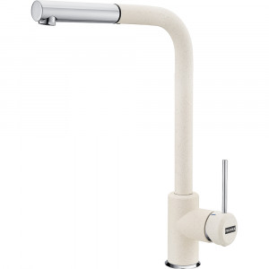 Смеситель кухонный  Franke Sirius Выдвижной носик Хром/Ваниль