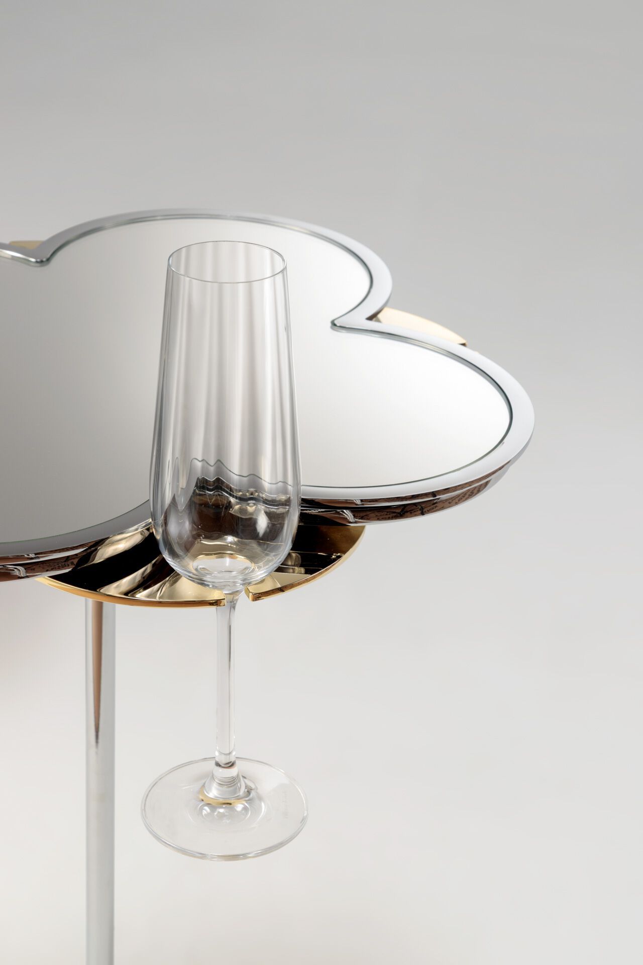 Хромированный металлический журнальный столик REFLEX FIORE 40&55 ARCH-00003907 - Вид №2