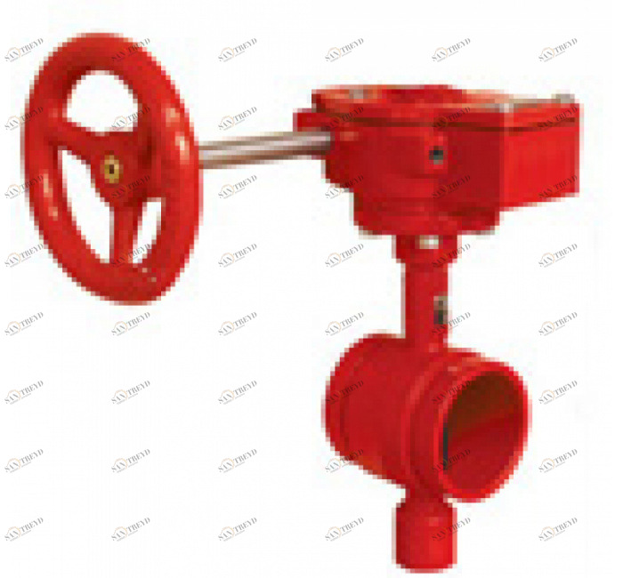 GENEBRE 2120 10 Grooved ends butterfly valve with handle 
