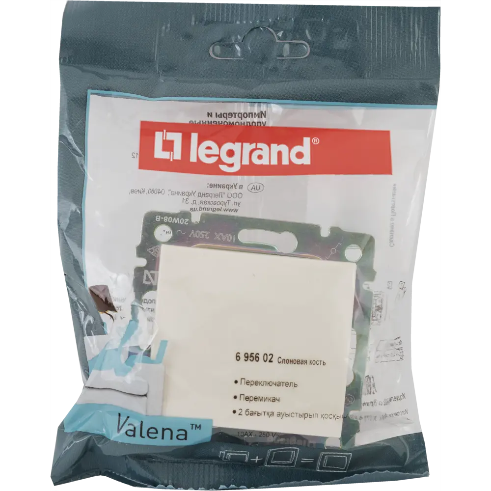 Переключатель Legrand Valena Classic одноклавишный для скрытого монтажа в цвете слоновая кости 11273645 STLM-0001146 - Вид №6