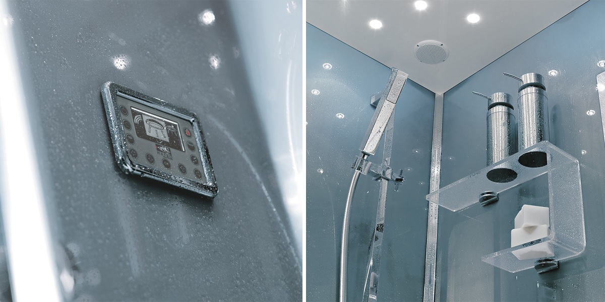 Душевая кабина угловая Tempo JUNIOR 90/90 см 1TPA8S3 Gruppo Geromin - Вид №1