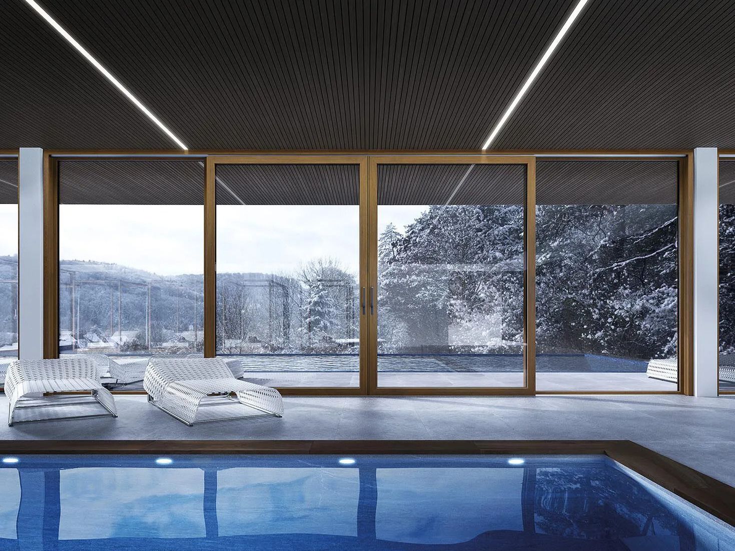 Раздвижные окна из ПВХ D&V Serramenti LIVINGSLIDE HS 82 ARCH-00037682 - Вид №1