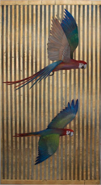 A5 Настенное панно 70х110 см, холст, роспись HECTOR Santreyd 