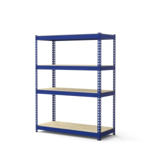 91837033 Стеллаж металлический Ironmebel 154x200x65.5 см нагрузка до 300 кг металл цвет синий STLM-1488332