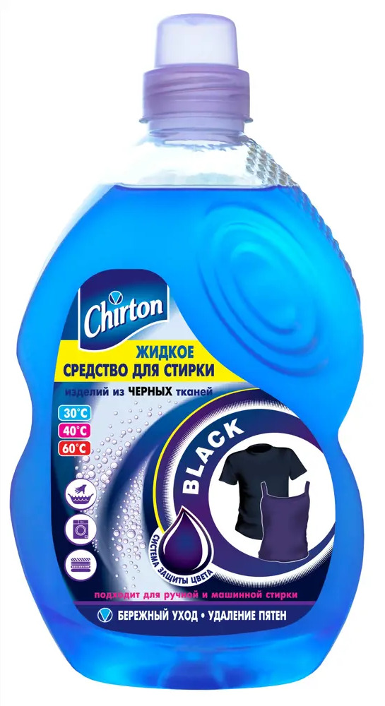 90276798 Гель для стирки CHIRTON для чёрных тканей 1325 мл STLM-1073538