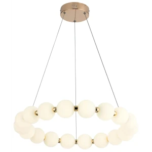 90251915 Светильник подвесной светодиодный ESCADA 10208/SG LED Gold 12 м² теплый белый свет цвет хром STLM-1474169