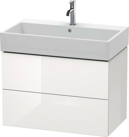 LC627709191 L-Cube Тумбочка подвесная Серо-коричневый декор Duravit - Вид №2