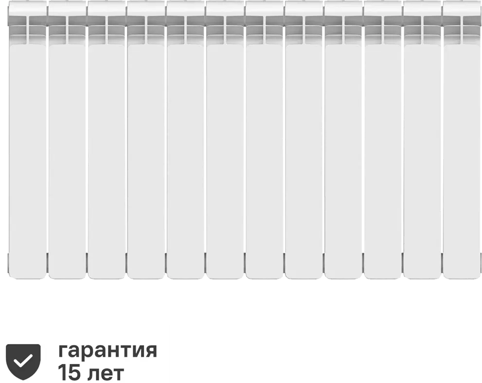 Биметаллический радиатор Equation на 12 секций для эффективного отопления 18360741