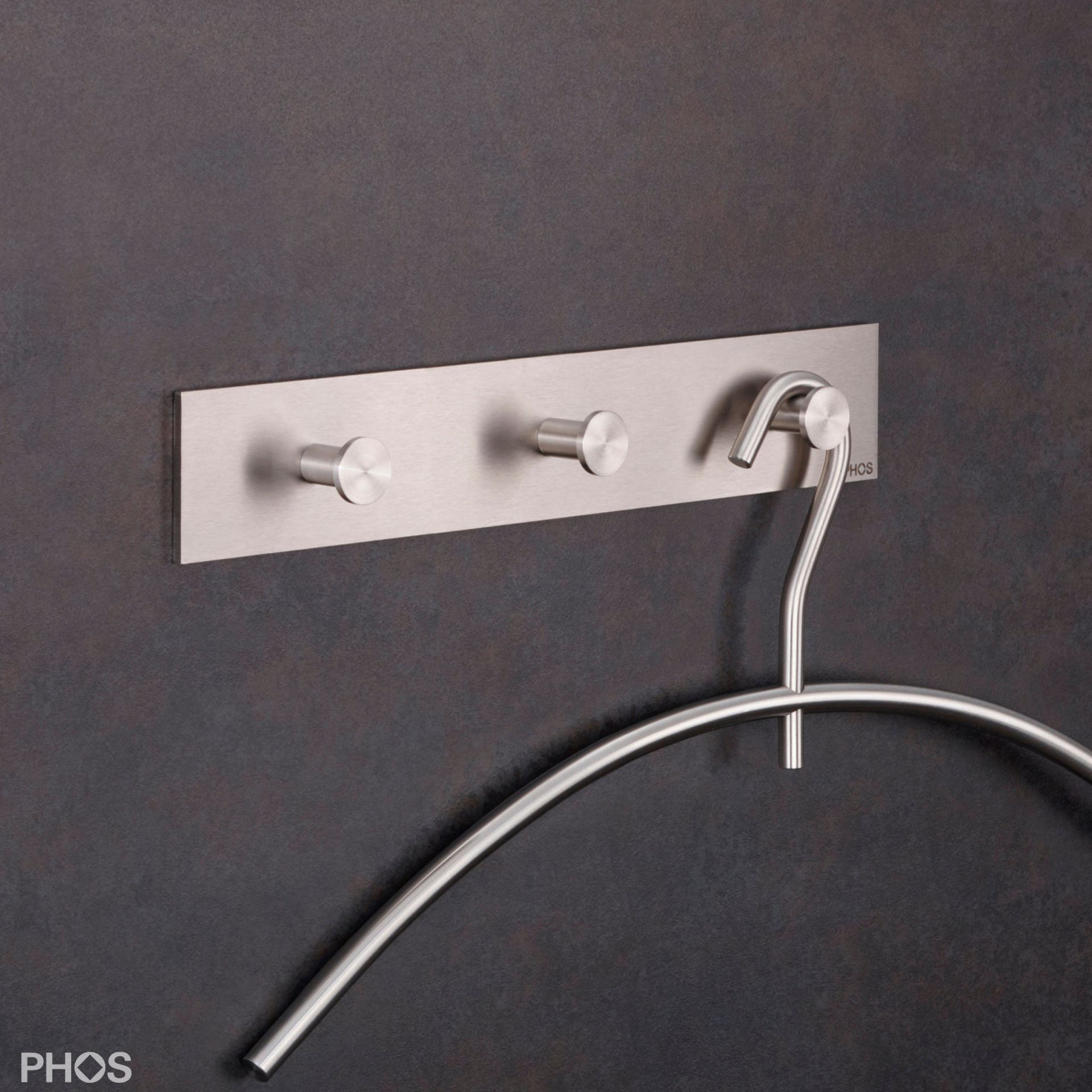 HL3H12S Крючковая планка с 3 крючками PHOS 