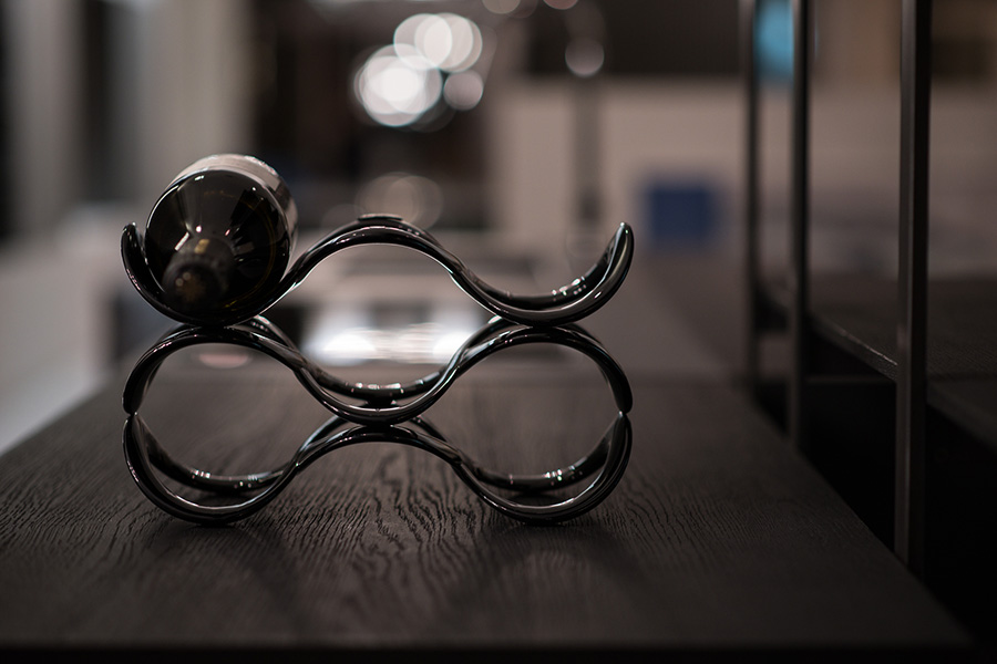 17010010 Подставка для бутылок cuvee, черная Guzzini  - Вид №6