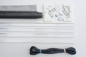 EQUATION Комплект для сборки москитной сетки KOMFORT 1550×800 мм белый 18360733