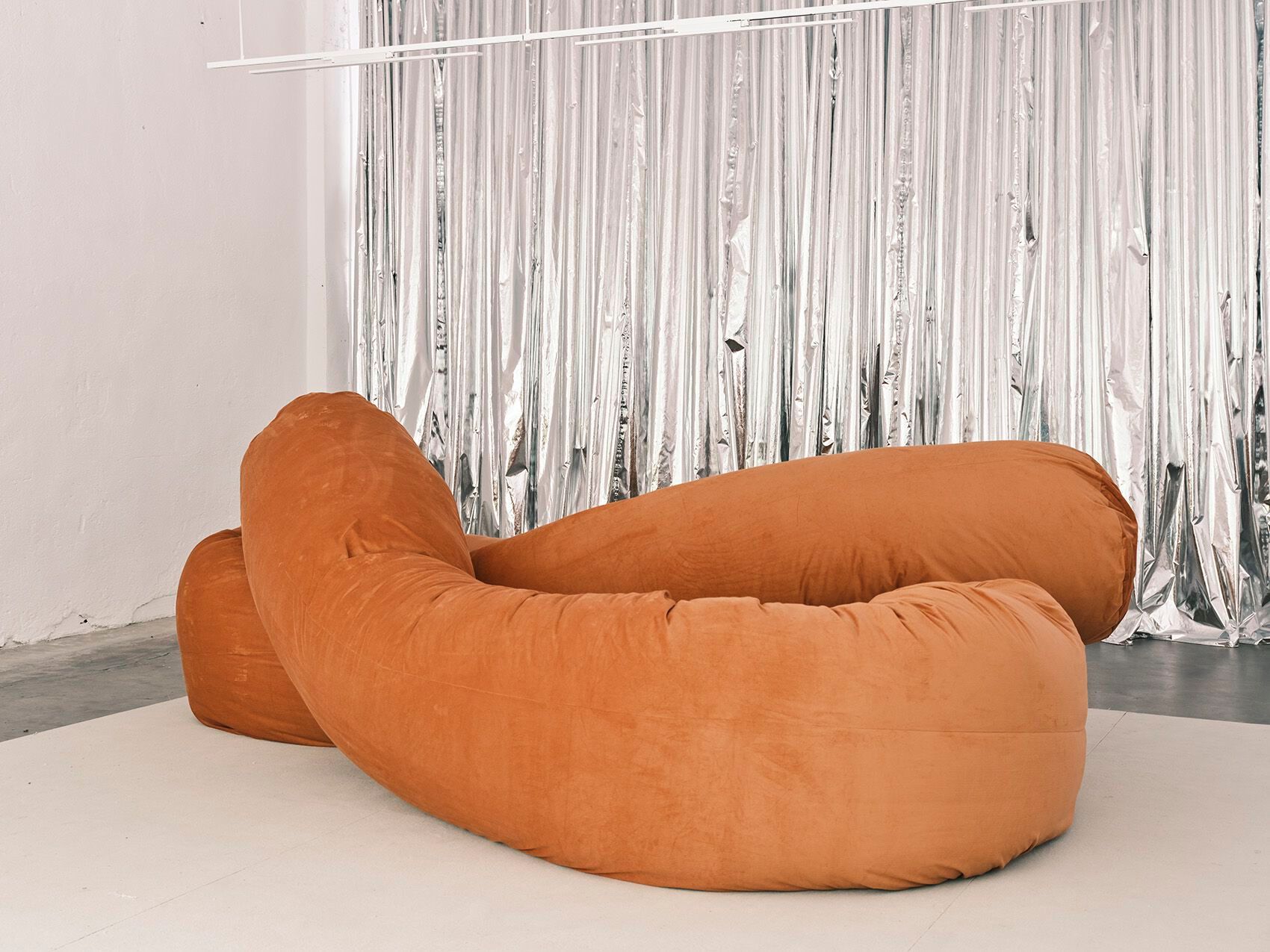 Трансформируемый диван из полиэфирного волокна BD Barcelona SAUSAGE ARCH-00022982 - Вид №32