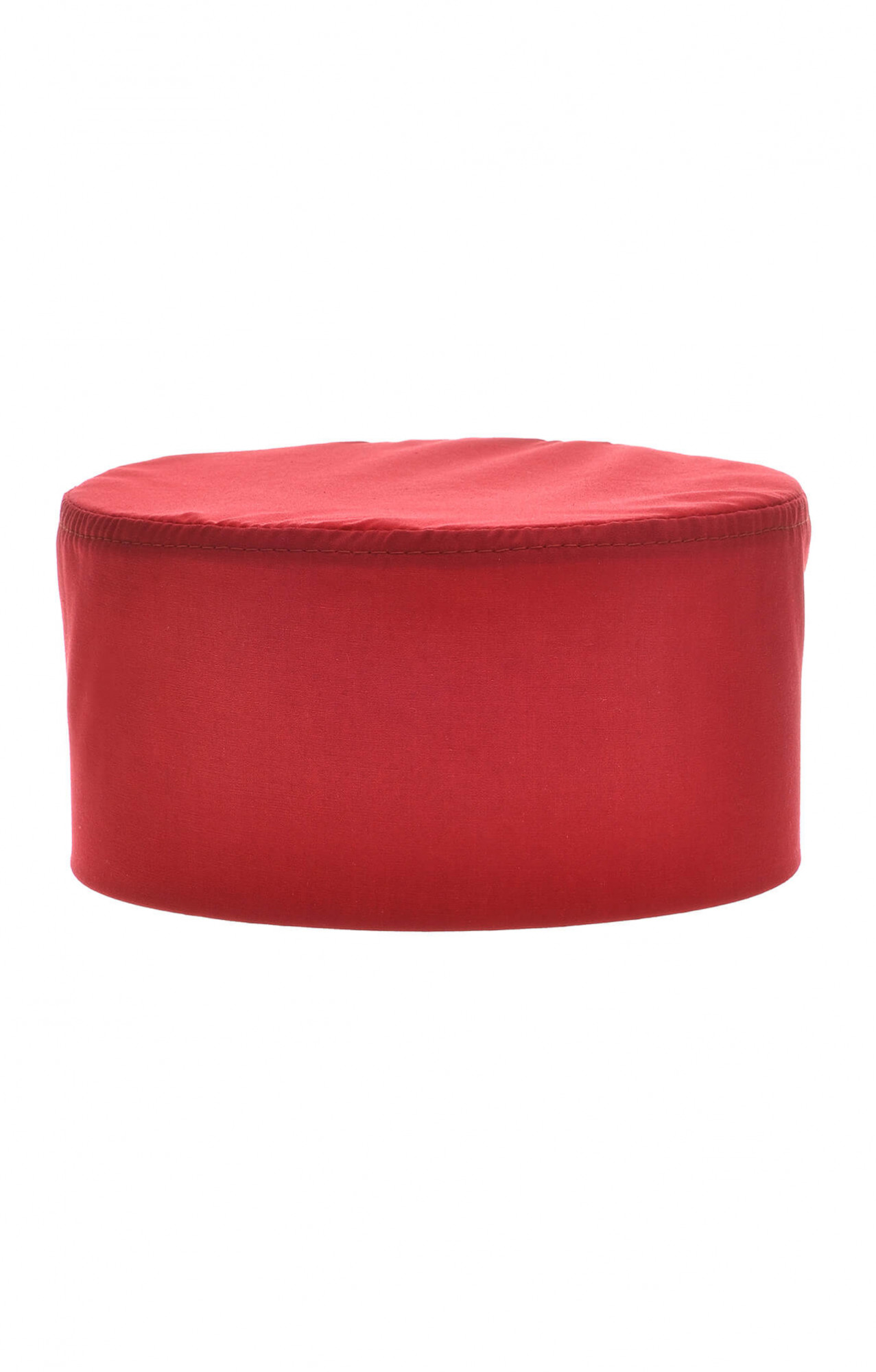 61168 Головной убор "Таблетка" ткань "Тиси" красная  Одежда для поваров  размер 59-60 Спецодежда 