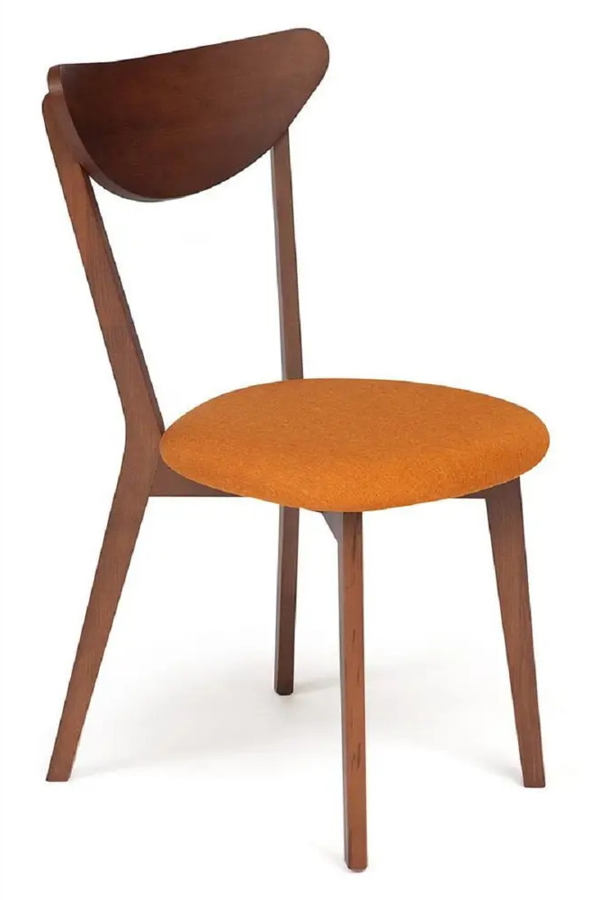 91472454 Кухонный стул Tetchair Макси 86x55x48 см ткань цвет оранжевый/коричневый STLM-0867592