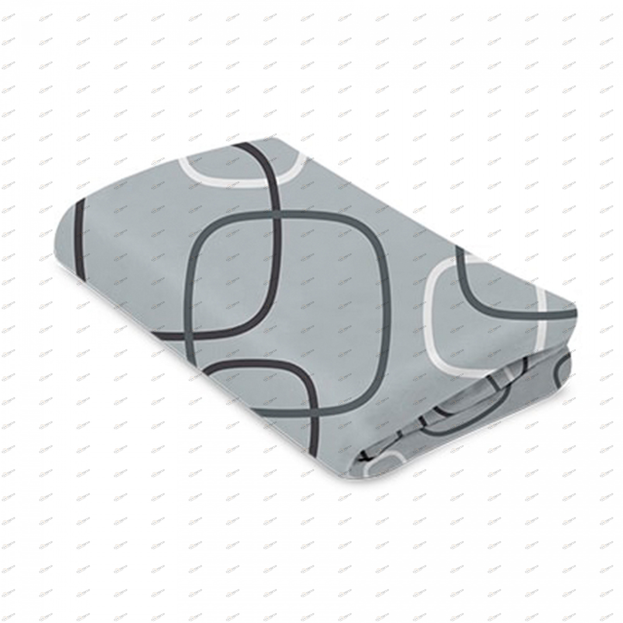 Наматрасник детский для нижнего уровня манежа серый плюш Breeze 4MOMS  322284 Серый Santreyd 