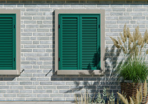 Алюминиевые жалюзи с фиксированными ламелями