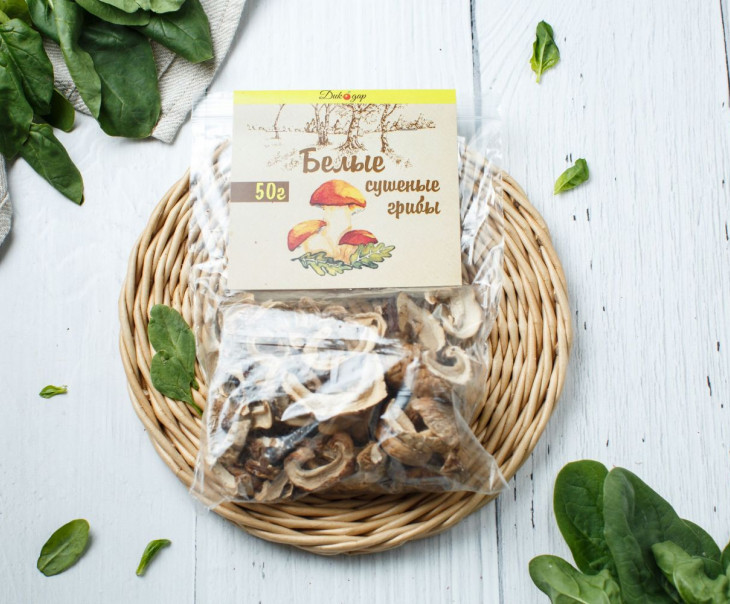 6965 Грибы белые сушеные Вкусляндия 
