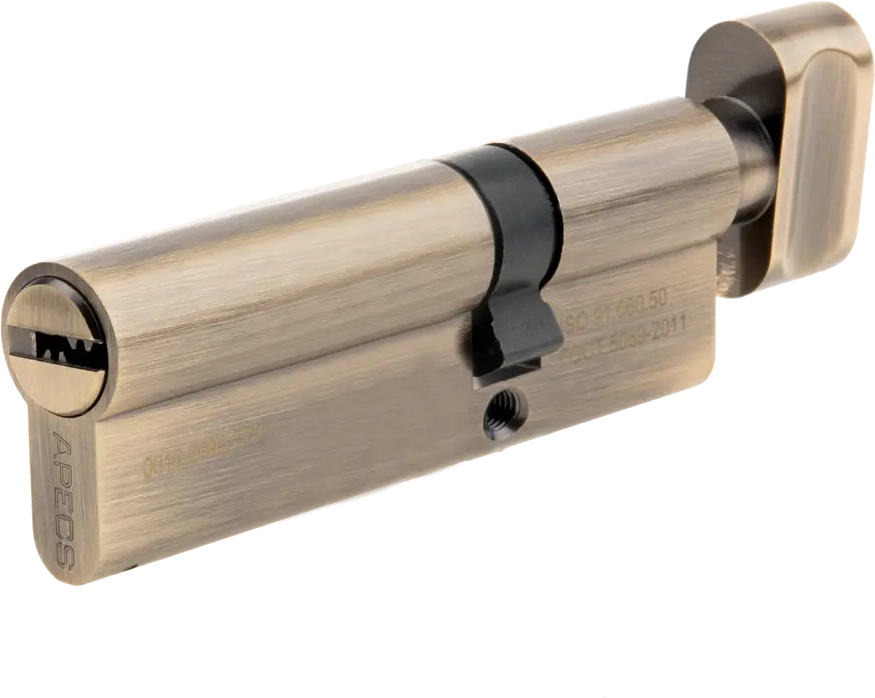 APECS Цилиндр дверной бронза 55/35 мм с комплектом ключей 85559792