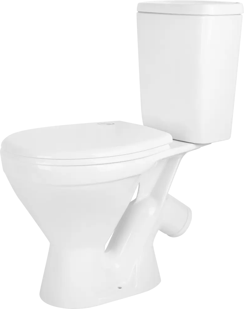 Унитаз-компакт Rosa с двойным сливом и антибактериальным сиденьем 82635177