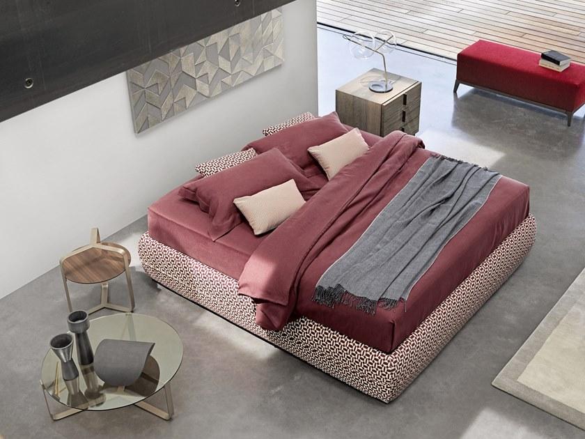 Flou Двуспальная кровать с обивкой из ткани sun-id-1516236 - Вид №3